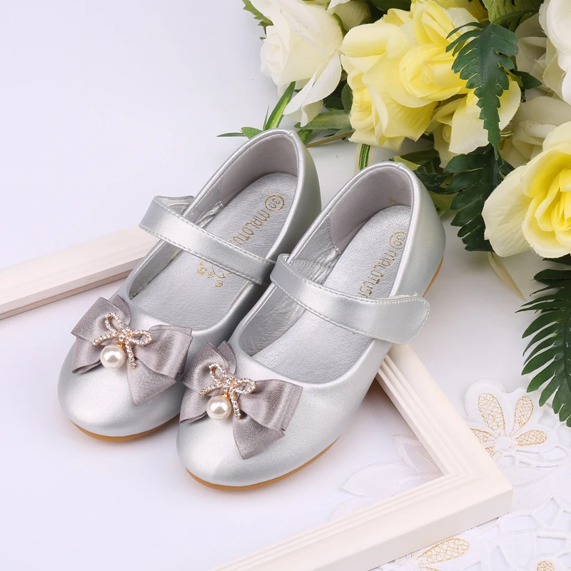 Nuevos zapatos bonitos de primavera y para niñas, cómodos zapatos de cuero para niños, zapatos de pasarela, zapatos de princesa para girls leather|girls shoesflat shoes girls - AliExpress