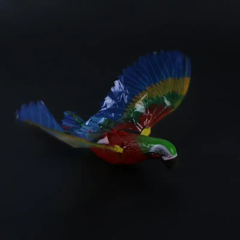 Пластиковый Электрический звук летающее крыло красочный Попугай Игрушка батарея питание ребенок подарок