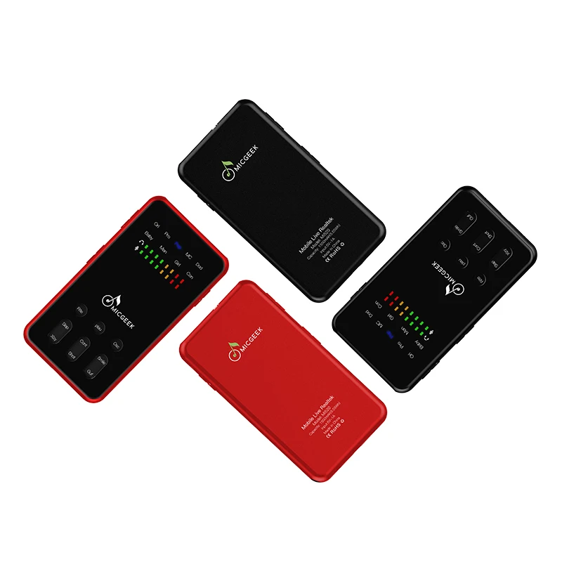 Новинка MICGEEK MI520 микрофон для караоке Мобильная звуковая карта мульти режимы DSP