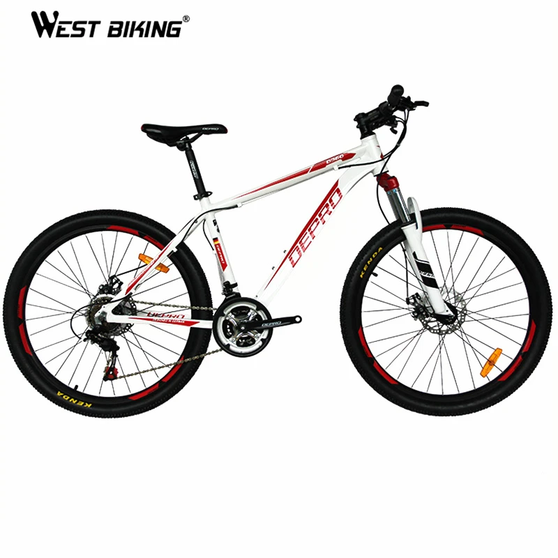 Cheap Mountain Bike Aluminum Alloy 21 speed Dual Disc Brakes 26 inch Variable Speed Drive Bicycle Men & Women Students Cycling Bicicle 1
