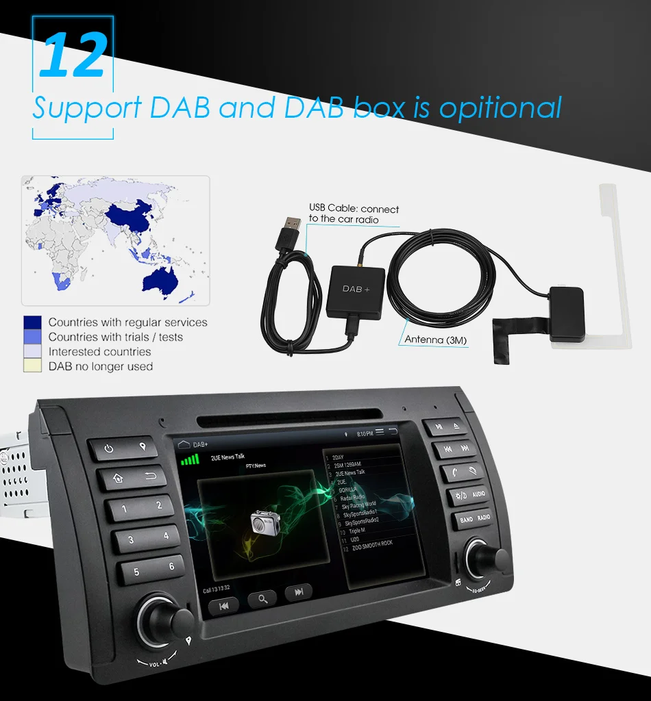 Flash Deal Eunavi Quad Core 1 din Android 9.0 Car DVD player Radio GPS Navigation Car Stereo For BMW E53 E39 X5 Support TV 4G WiFi OBD DVR 22 Flash Deal Eunavi Quad Core 1 din Android 9.0 Car DVD player Radio GPS Navigation Car Stereo For BMW E53 E39 X5 Support TV 4G WiFi OBD DVR 22