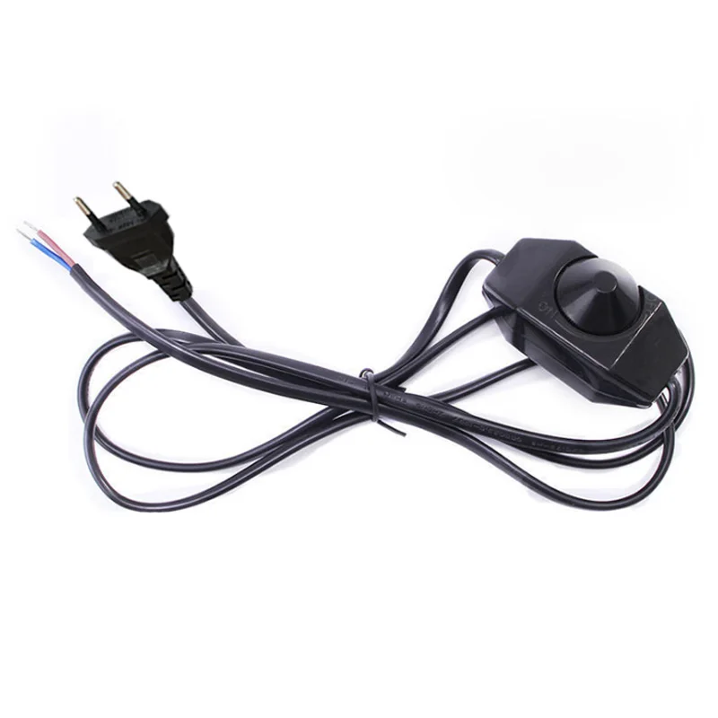 1,8 м диммер ЕС США штекер кабельный светильник модулятор лампа Линейный диммер контроллер для настольной лампы электрический провод AC110V 220 В