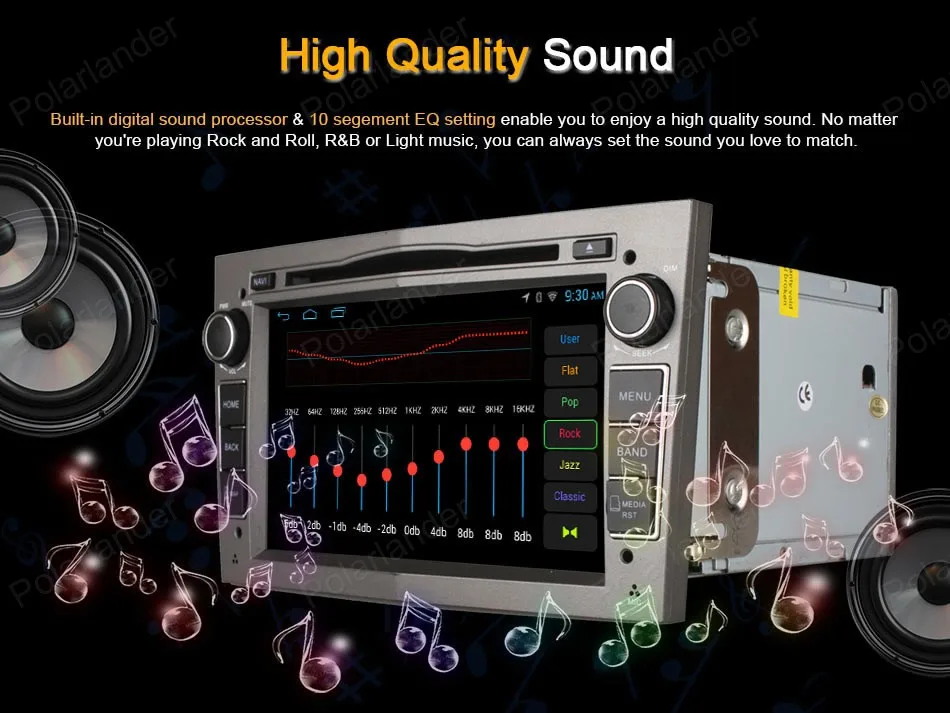 Excellent 2 din 7" GPS Stereo Radio android 4.4 for Vauxhall Opel Astra H G J Vectra Antara Zafira Corsa Quad core Car DVD Player 1