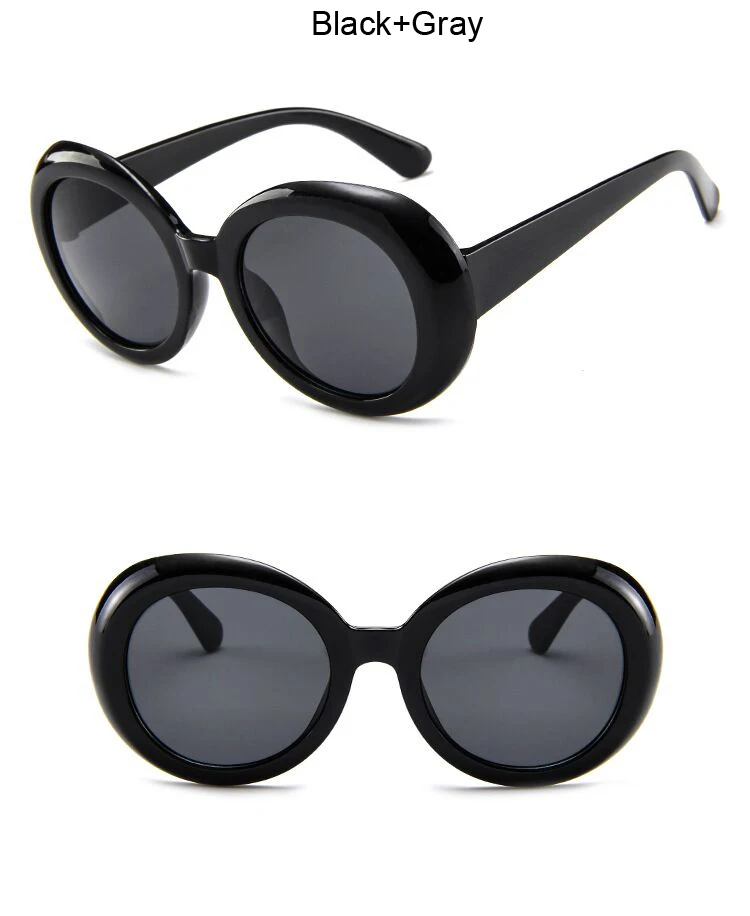Стильные Овальные Солнцезащитные очки для женщин, Ретро стиль, круглая оправа, белые, черные, солнцезащитные очки, красные, в стиле хип-хоп, прозрачные очки, UV400