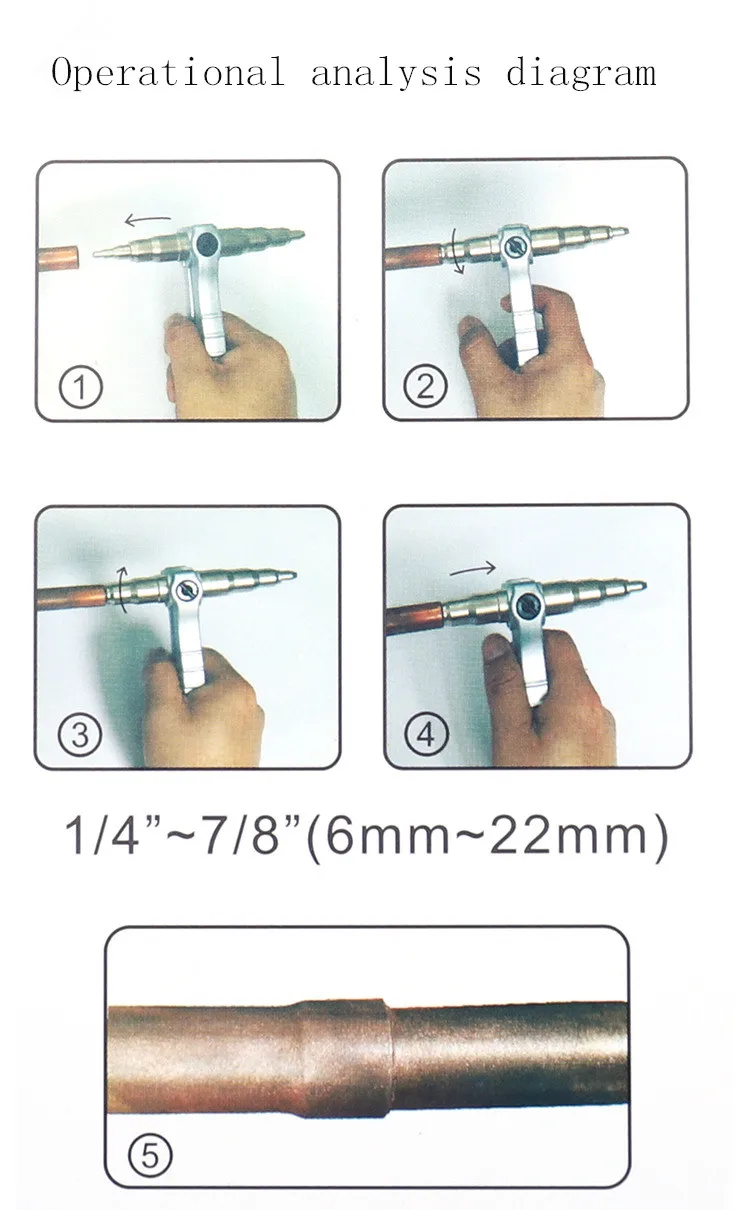 Медная трубка эспандер Универсальный Холодильный инструмент универсальный ручной гидравлический кондиционер точный трубчатый эспандер