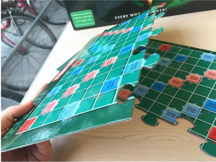 Scrabble Настольные игры для обучения английскому правописанию пазлы слова солитер