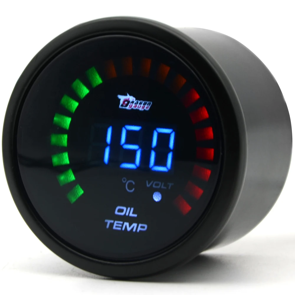 Цифровой измеритель температуры воды масла тахометра воздуха и 2 &quot52 мм|gauge meter|temp