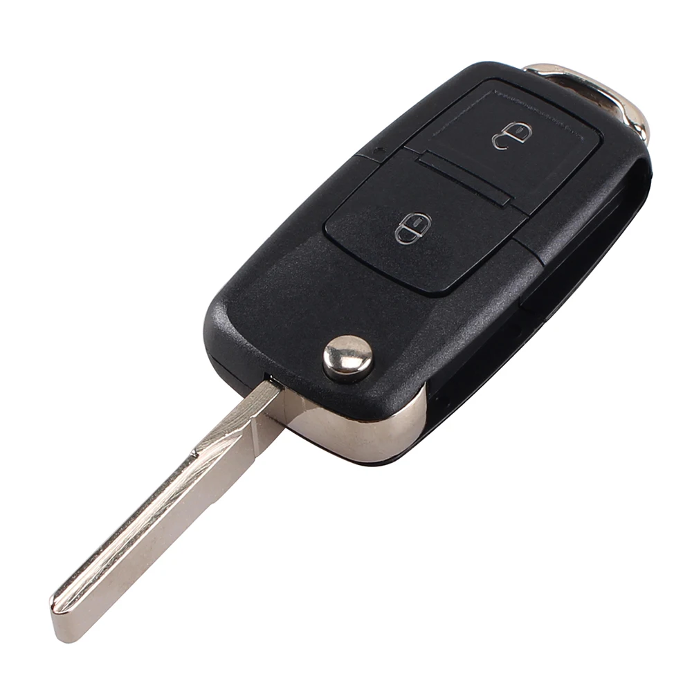key golf vw volkswagen remote buttons blank shell square polo passat jetta flip