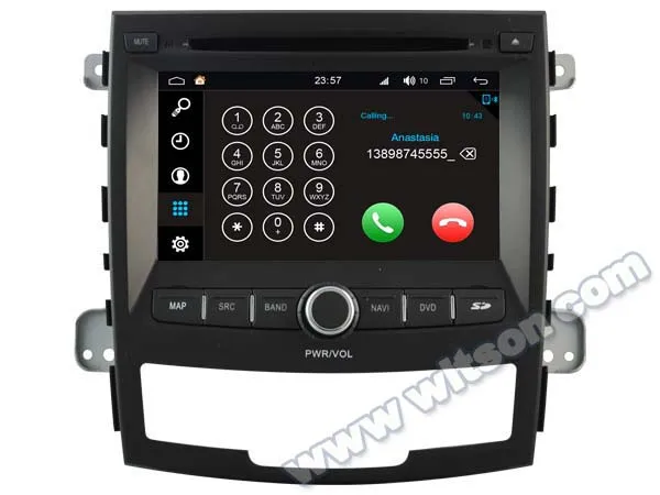 Cheap 7" Octa-Core Android 8.0 OS Car DVD GPS Radio for Ssangyong Korando 2010-2013 & Actyon 2012-2018 with Optional ADAS Function 3