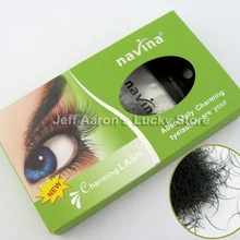 2 упаковки 8 мм 10 мм зеленый цвет Индивидуальные Черные Накладные ресницы удлинитель комплект ресниц