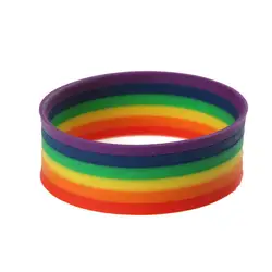 12 шт. в упаковке, для людей нетрадиционной ориентации браслеты ювелирные изделия для Для мужчин Для женщин Радужный Флаг ЛГБТ дружбы