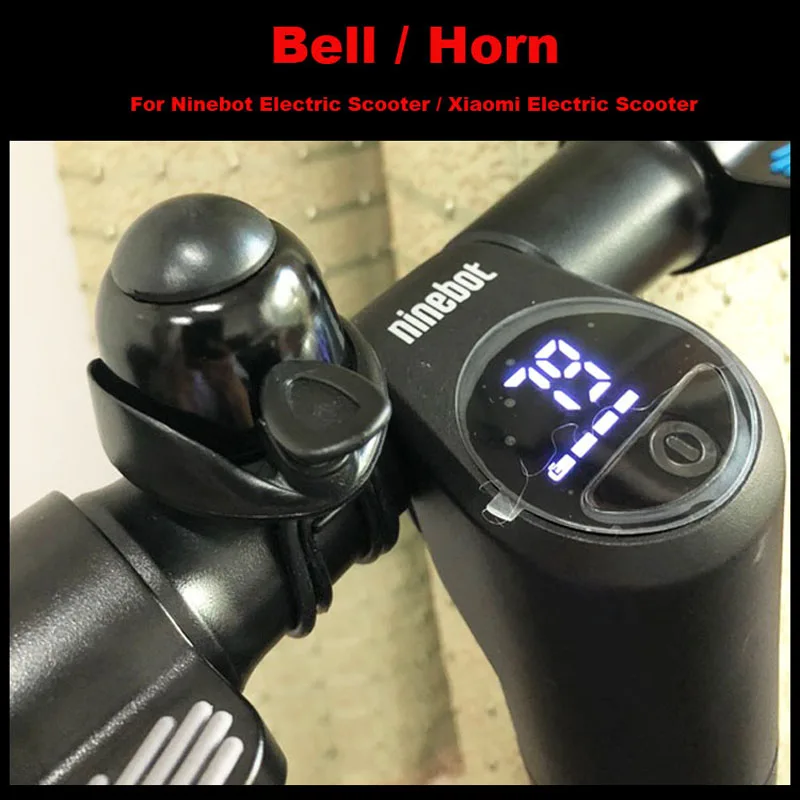 

Ninebot Electric Scooter Bell Lound Universal Aluminum Small Horn MTB Bicycle Accessories for MI M365 Scooter ES1/ES2 Longboard