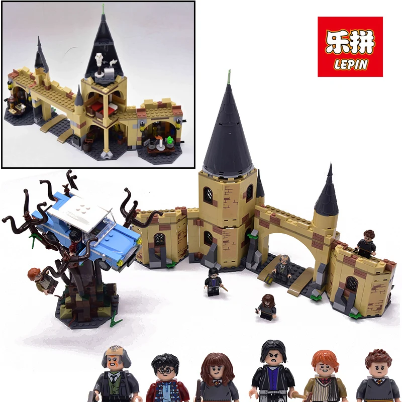 

Hogwarts Whomping Willow Harri MINI Potter Hogwarts Figures Building Blocks Bricks legoings Toys for children 75953