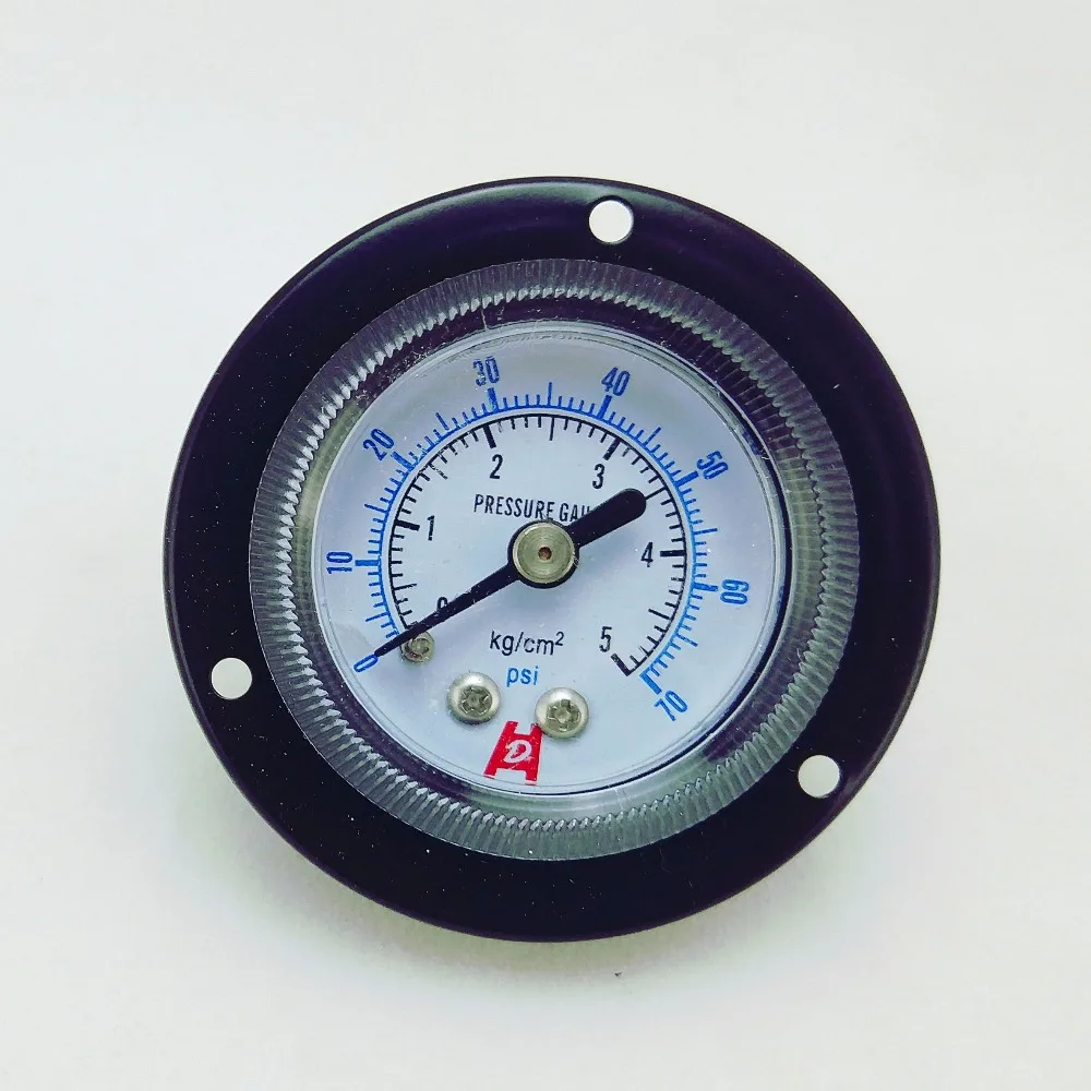 Манометр панели Y40 ZT 1 5 &quot40 мм 70psi манометр кг/см2 задняя резьба PT1/8&quot с передним