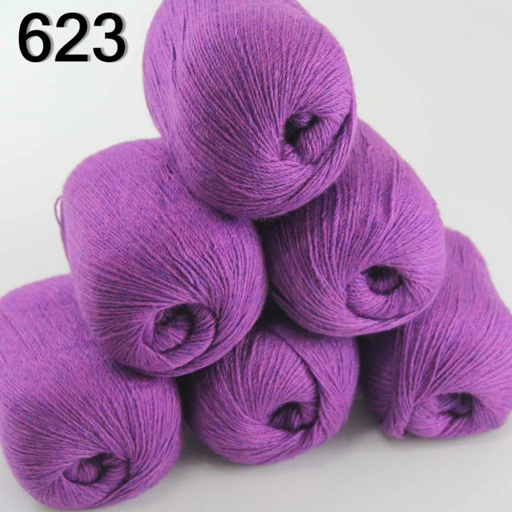 Sale 6balls X 50g pure high quality 100 cashmere warm soft Knitting