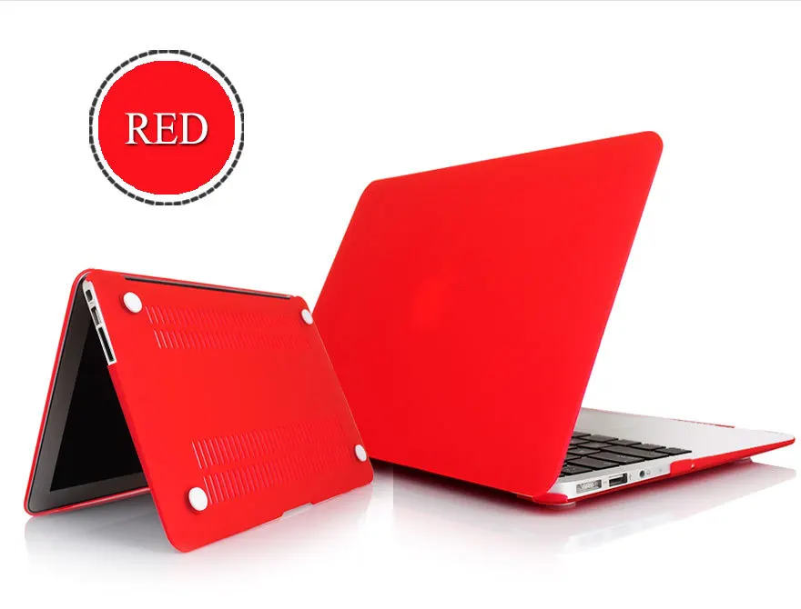 Hot! mat Rubbrized Forsted PC Hard Shell Cas De Couverture Effacer Pour Apple MacBook Air