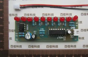 

Free Shipping! Finished products water flowing light kit NE555 module