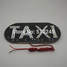 100 pcsX 45SMD светодиодный белый/синий/зеленый/красный/желтый Автомобильный знак кабины верхний свет транспортных средств ветровое стекло белый светодиодный светильник DC 12 V такси