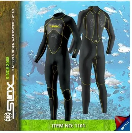 

SLINX 3mm Neoprene Long Sleeve Men Wetsuit Diving Suit Winter Swimming Surfing Full Bodysuit Swimwear Diving Free shipping 5PCS