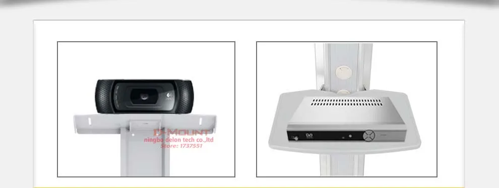 Алюминиевая напольная тележка NB AVF1500 60 1P 45 70 дюймов для ЖК телевизора тормозная