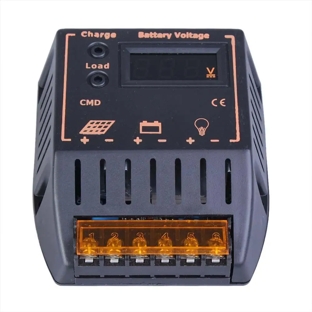 5A ЖК дисплей 12V/24V Панели солнечные зарядки Батарея Регулятор автоматического
