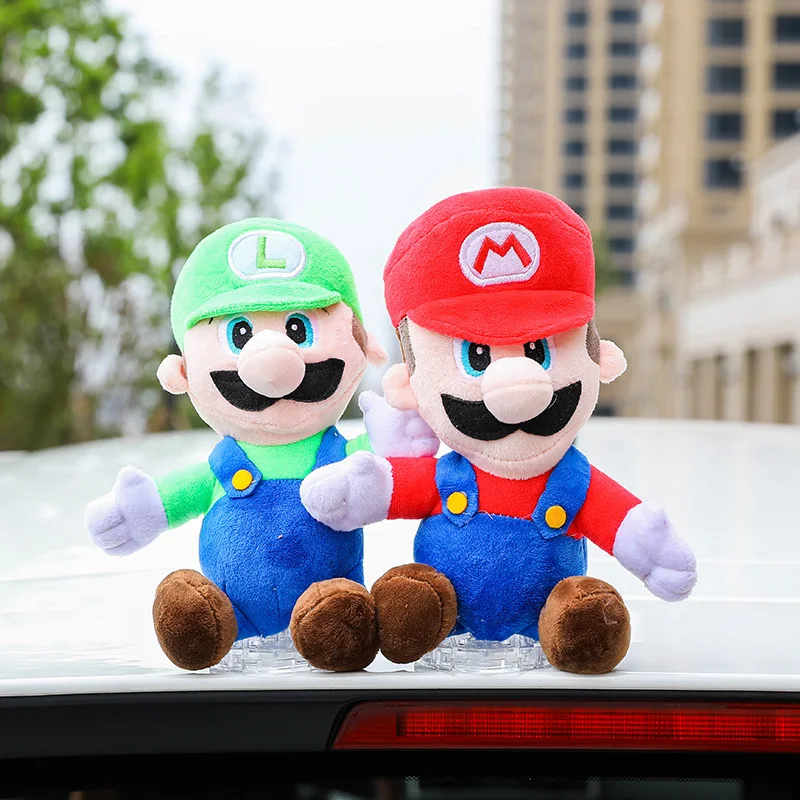  1pc Car Roof Doll Outside Cute Funny Car Trunk Body Hang Plush Toy Superman Spiderman Batman Car Ex