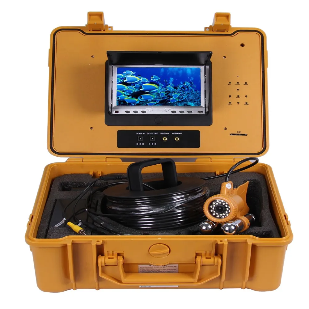 Underwater-Fishing-Camera-Kit-with-100Meters-Depth-Dual-Lead-Bar-7Inch-Monitor-with-DVR-Built-in (1)