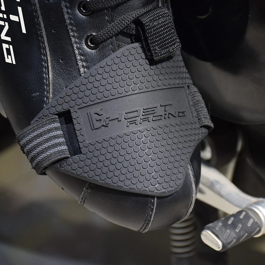 1 Pc PVC Rubber Motorcycle Motorbike shift Pad shoe Boot cover Protective Gear Motocross Gear Riding Racing Brake Cover Black