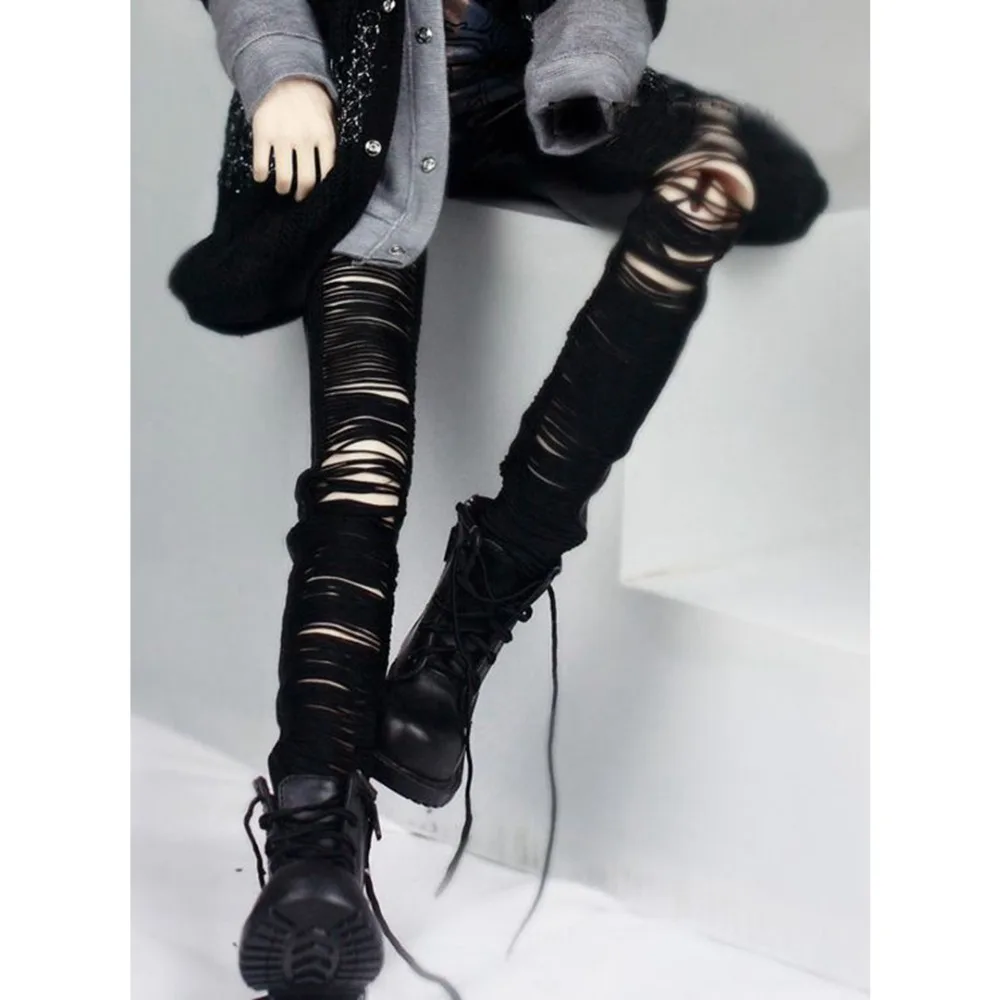 BJD черные легинсы с кисточками брюки наряды для мужчин 1/3 SD 60 см 24 &quot1/4 17&quot высокие