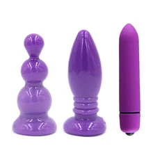 Silicone Anal Dildo Vibrator Male Prostate Massager Anal Plug G Spot Clitoris Stimulator Masturbation Adult Sex Toys for Couples