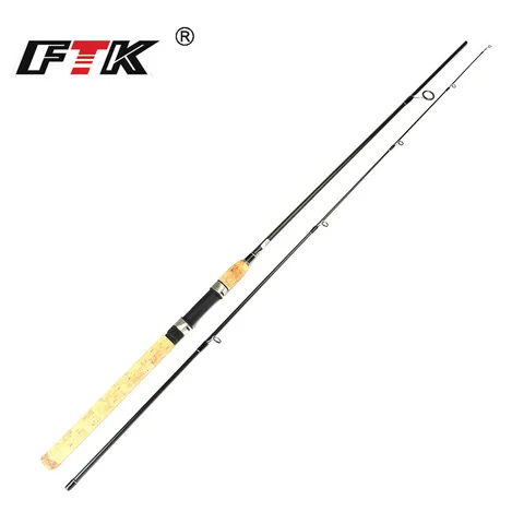 Vara de Pesca Vara de Pesca para Lula Pólo de Pesca Fiação 2.7m C.w 5-25g Super Duro 2 Seções 99% Carbono Isca para Lula Pique Ftk 2.1m – 2.4m