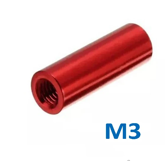 20pcs Aluminum Spacer Studs M3*10/15/20/25/28/30/35mm OD=6mm Aluminum