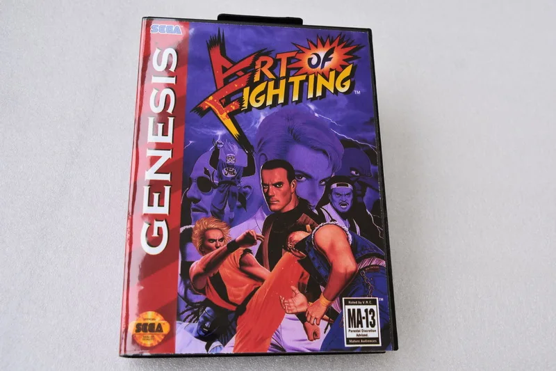 

ART OF FIGHTING Video Game Card for Sega Megadrive Genesis Game Cartridge