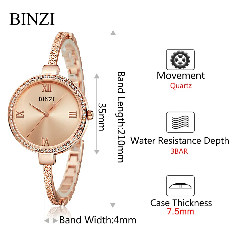 Women Bracelet Watch Ultra Slim Band Creative Wrist Watch relogio feminino Top Brand Luxury Silver Golden montre femme 2018 xfcs (5)