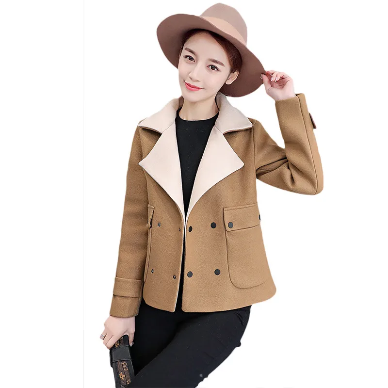 2017 New Women's Spring Autumn Short Jacket Coats Female Casual Slim