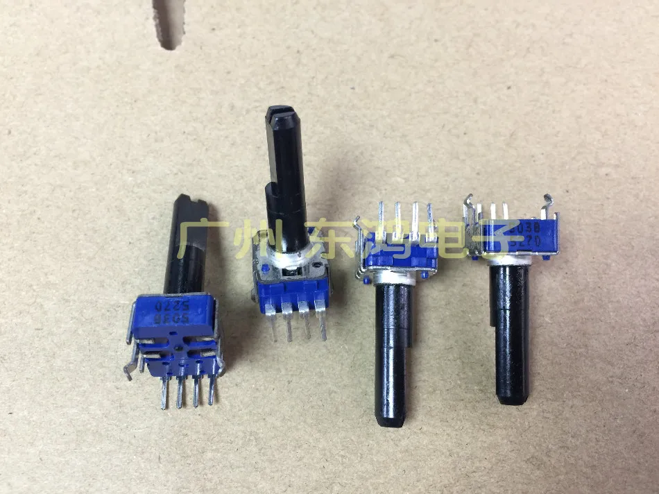 

1pcs/lot ALPS authentic RK11K type 4 pin single axial potentiometer B10K long 23MM amplifier four volume potentiometer