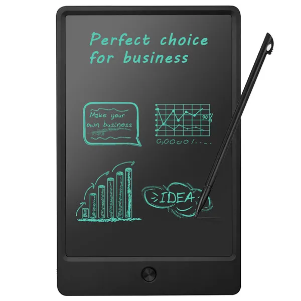 NEWYES " графический планшет, цифровые планшеты, планшет для рисования, ЖК-дисплей, wiriting board, ключ блокировки, один клик, стирается доска объявлений - Цвет: Black Writing Tablet