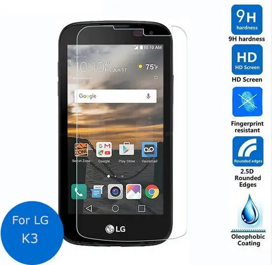 Закаленное стекло для LG K3 LTE K 3 K100 K100DS LS450 защита экрана 4 5 дюйма защитная пленка