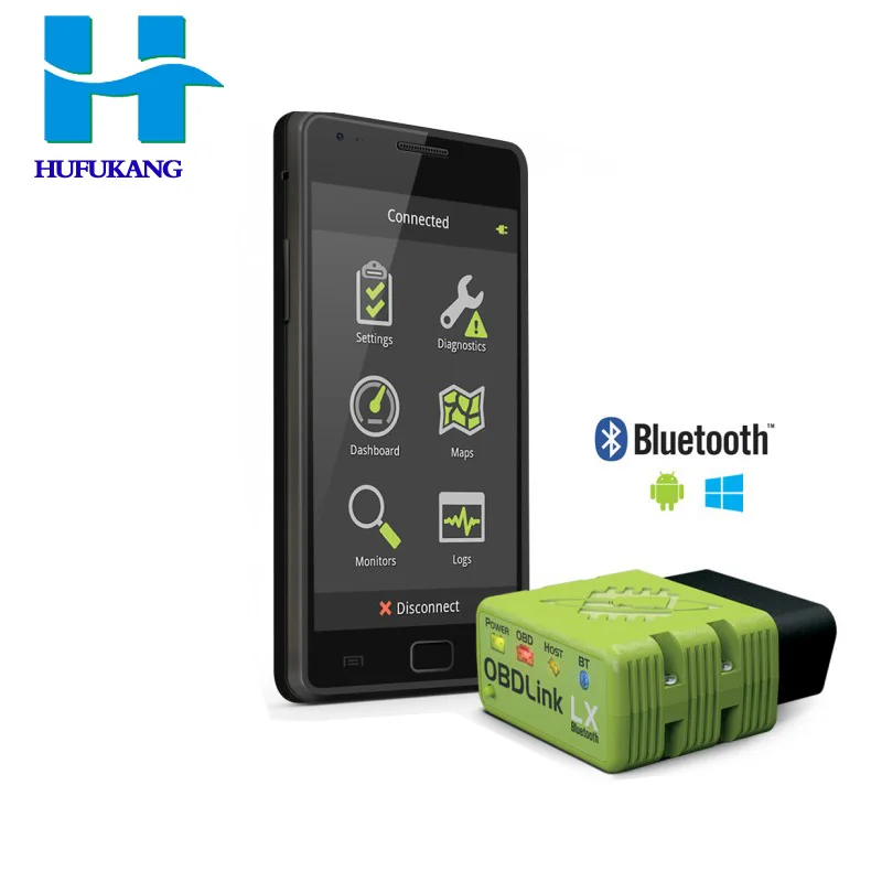 Оригинальный OBDLink LX Bluetooth сканер инструмент клеевые карандаши работы с ПК windows