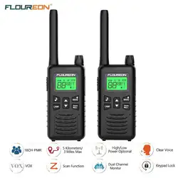 1 пара Walkie Talkie 22 канала FRS/GMRS 462-467 МГц двухстороннее радио легкий ручной домофон портативный коммуникатор трансивер США