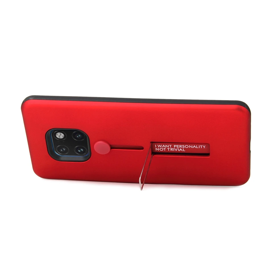 10 шт. Модный чехол с подставкой для huawei mate 20 Pro 10 Lite Nova 4E 4 3 3E 2i 2 Plus кольцо для пальца ремень Броня противоударный чехол