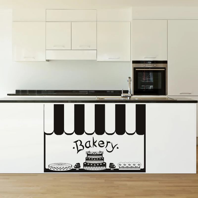 

Creative Cake Bakery Wall Sticker Home Decoration Vinyl Art Wall Decals Adhesive Stickers On The Kitchen
