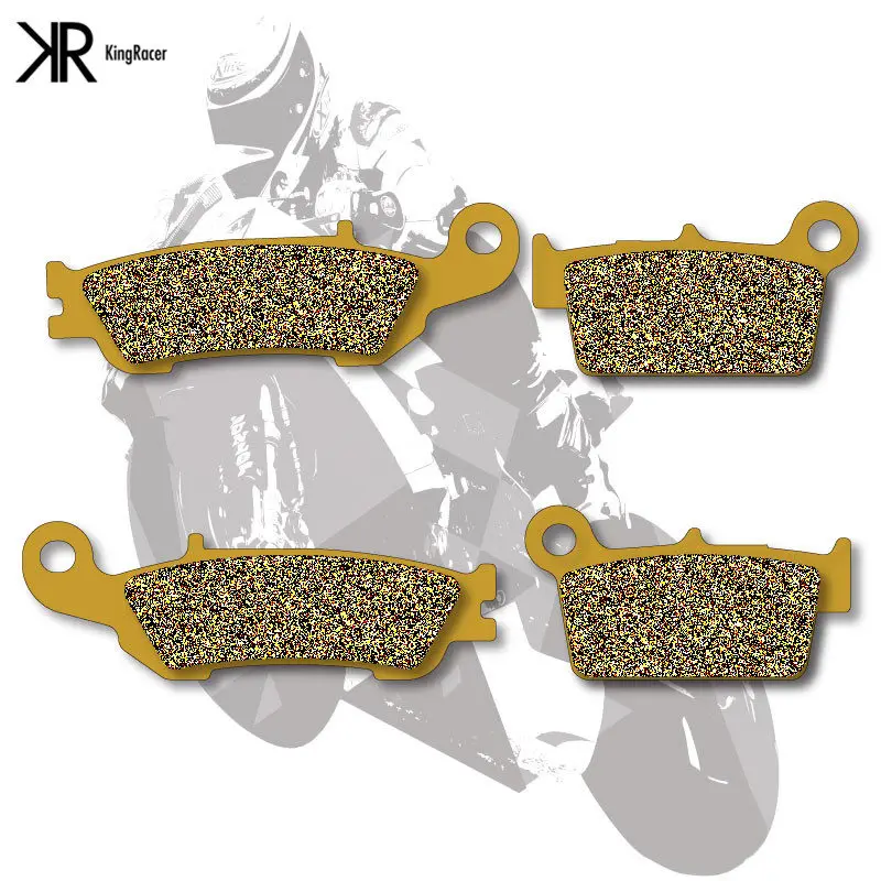 Motorcycle Brake Pads Front+Rear For YAMAHA YZ 125 08 13 YZ 250 07 13 YZ 450 08 13in Brake
