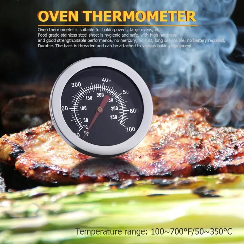 

BBQ Stainless Steel Food Meat Thermometer Oven Specialty Tools Kitchen Cooking Probe Thermometer Gauge Cooking Tools 100-700F