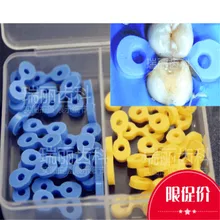 A0194 автоклавные стоматологические эластичные резиновые фиксирующие клинья матрицы плотины композитные 40 шт