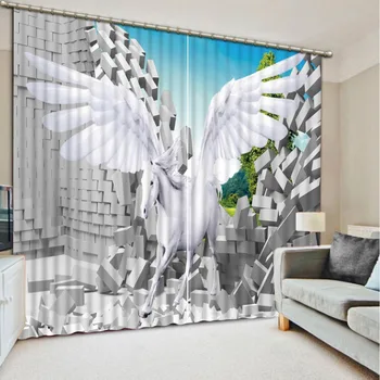 

Custom Photo Curtains The Animal Decorative Kids Room Curtains Creative Wall Carpet Drapes Cotinas Washable Bathroom Curtain