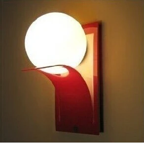 Modern Globe Metal Bathroom Led Wall Light Lamp Home Lighting Modern Globe Metal Bathroom Led Wall Light Lamp Home Lighting Sconce Black Red Free