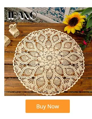 IBANO ручная работа хлопок крючком скатерть кружева Doilies настольная дорожка с цветами для дома кофейня украшение стола 1 шт./лот