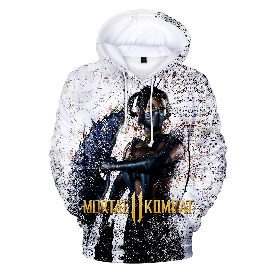  Mortal Kombat 11 Hoodies Kawaii 3D Print Sweatshirt Clothes 2019 Hot Sale Casual Newest Plus Size H