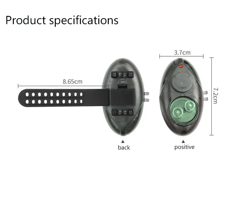 Новинка, Автоматическая Удочка, сигнализация для укуса, светодиодный светильник JIMITU, индикатор, беспроводной буфер, черный звук, сигнализация для ловли карпа, ночная рыбалка
